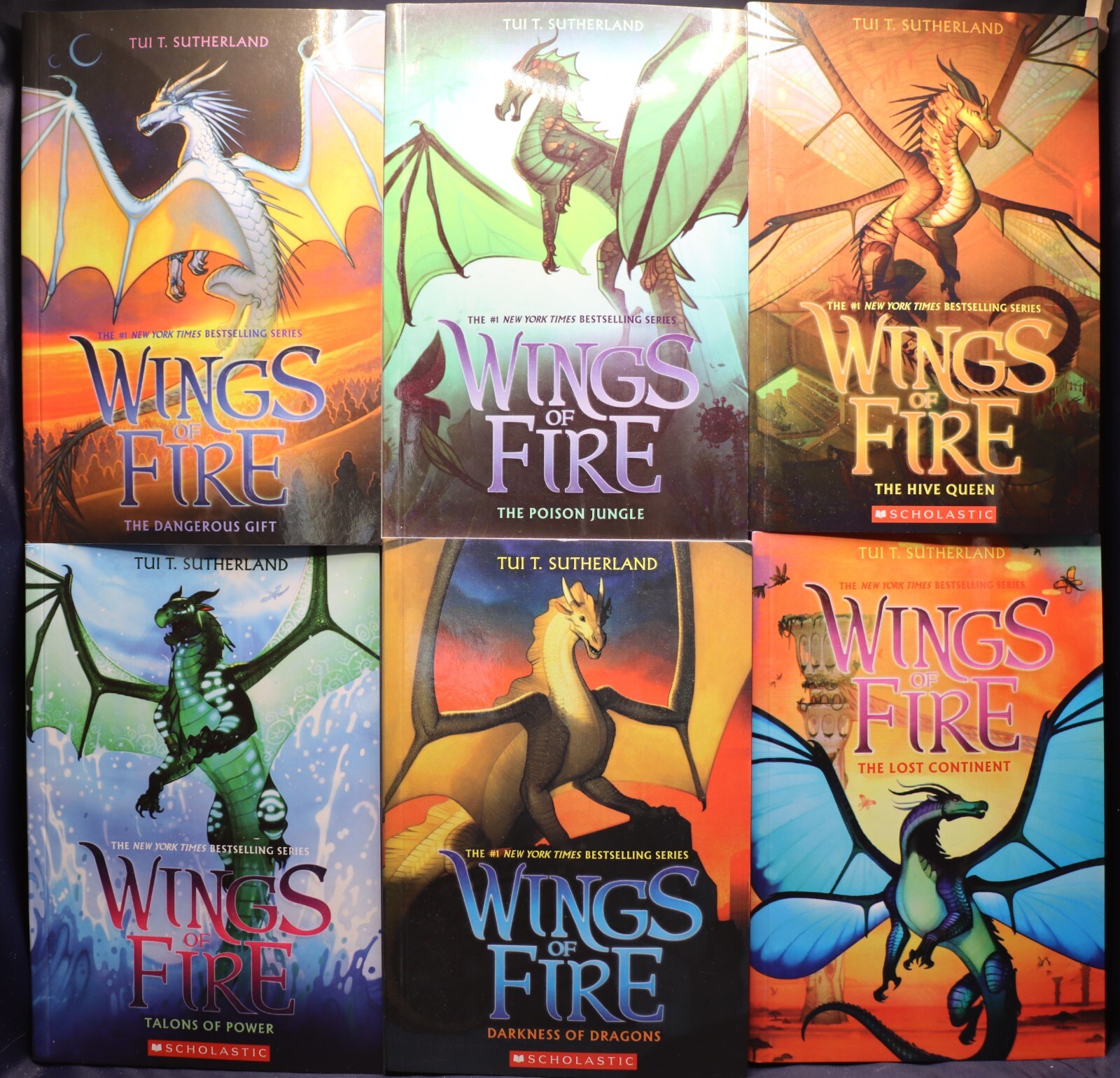 15 Wing of Fire Book Collection by Tui T. Sutherland Paperback New Condition.