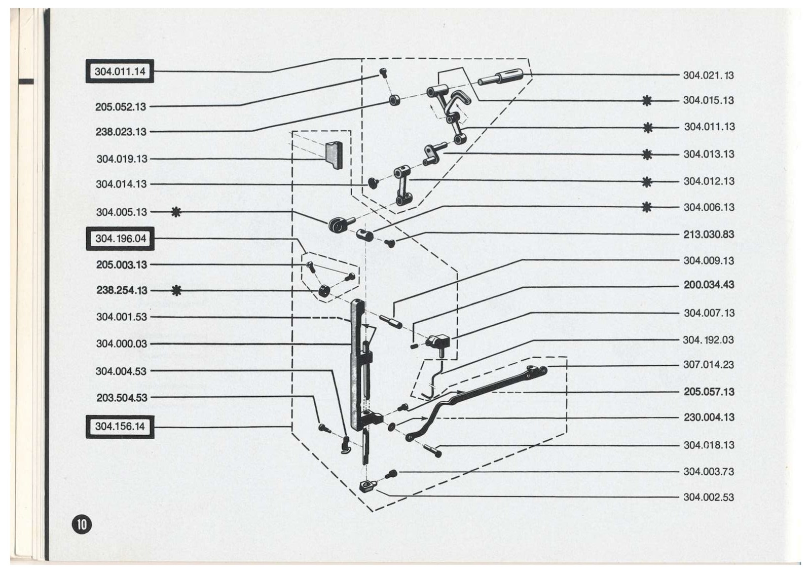 BERNINA 807 808 809 Sewing Machine Illustrated Parts Manual – WIRE BOUND