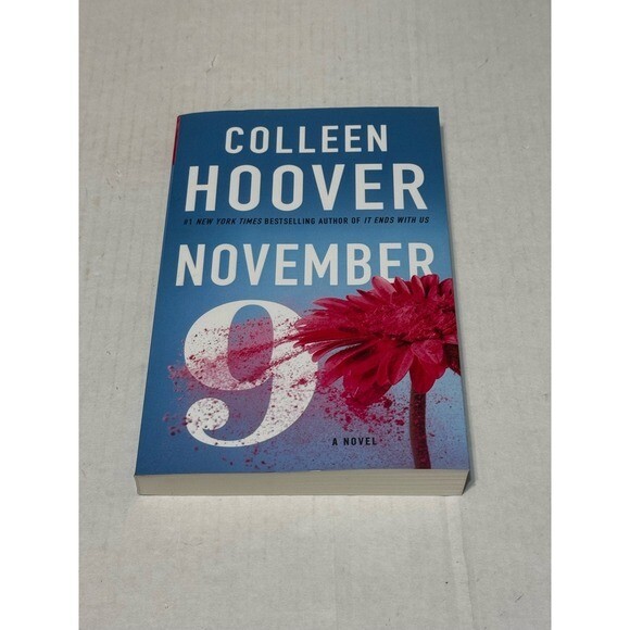 Colleen Hoover November 9 A Novel Romance Book Paperback Fiction Read