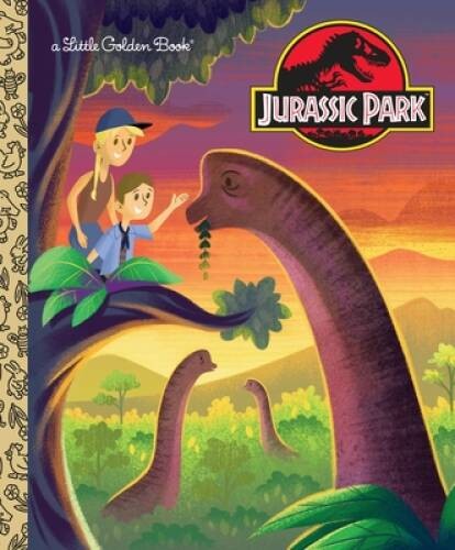Jurassic Park Little Golden Book (Jurassic Park) – Hardcover – GOOD