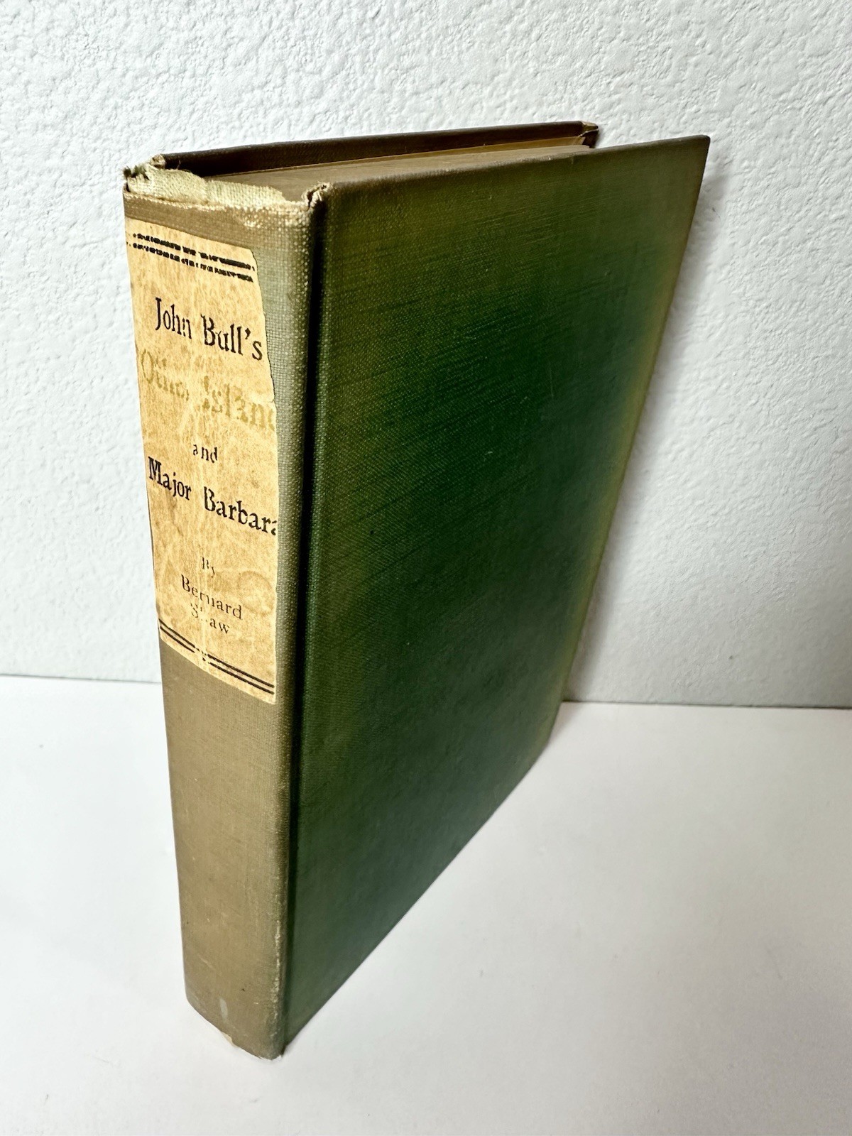 💚John Bull’s Other Island and Major Barbara by Bernard Shaw – 1907 First Ed.