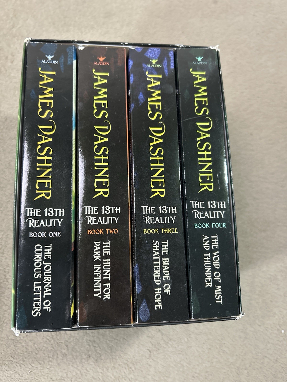 James Dashner The 13th Reality Complete 4 Book Box Set Paperback Maze Runner