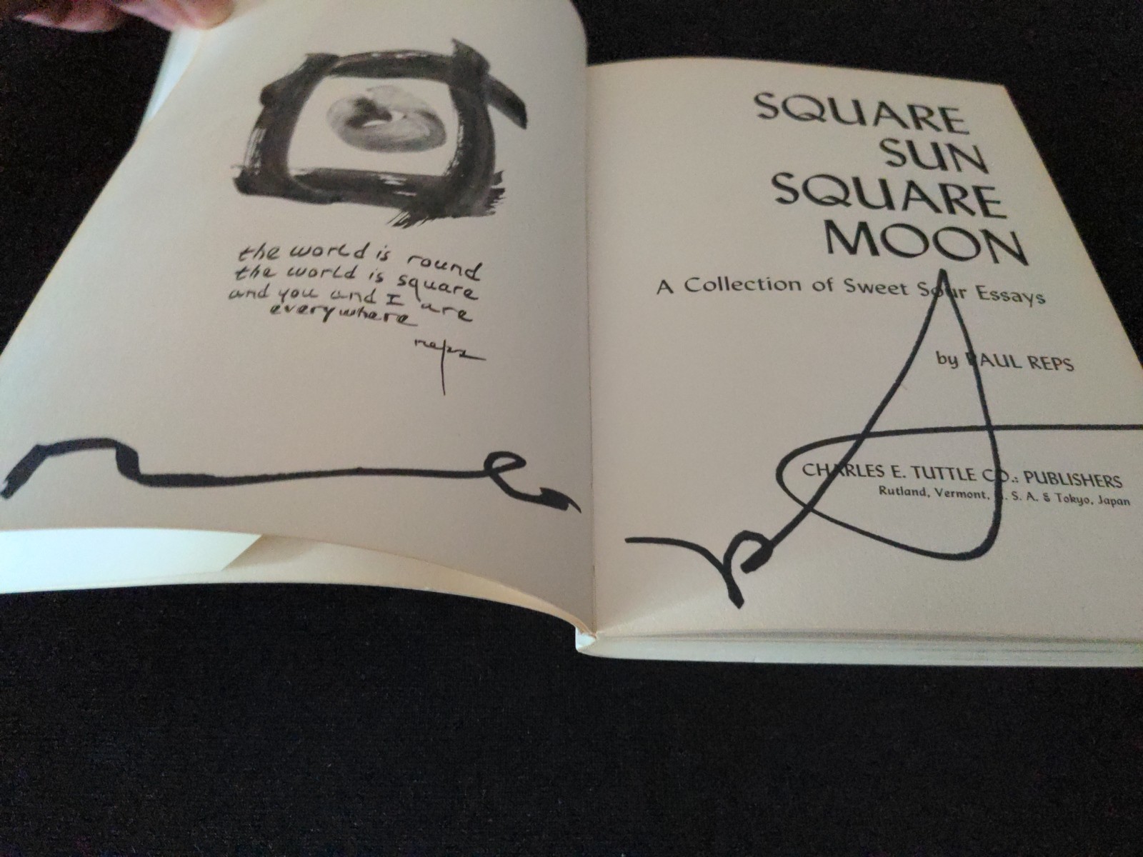 Signed * Square Sun Square Moon: A Collection of Sweet Sour Essays – Paul Reps