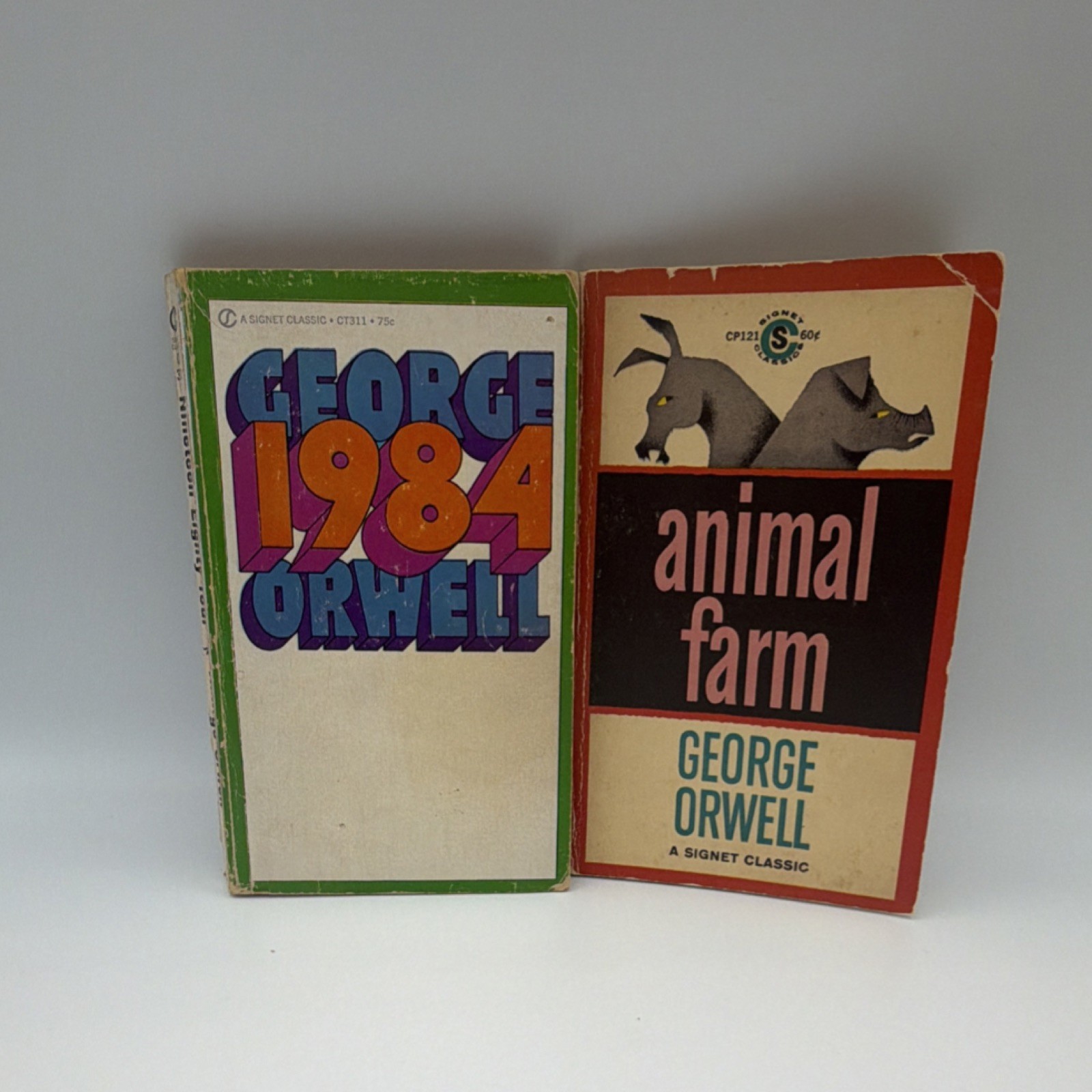 George Orwell 1984 & Animal Farm Signet Classics Paperback New American Library