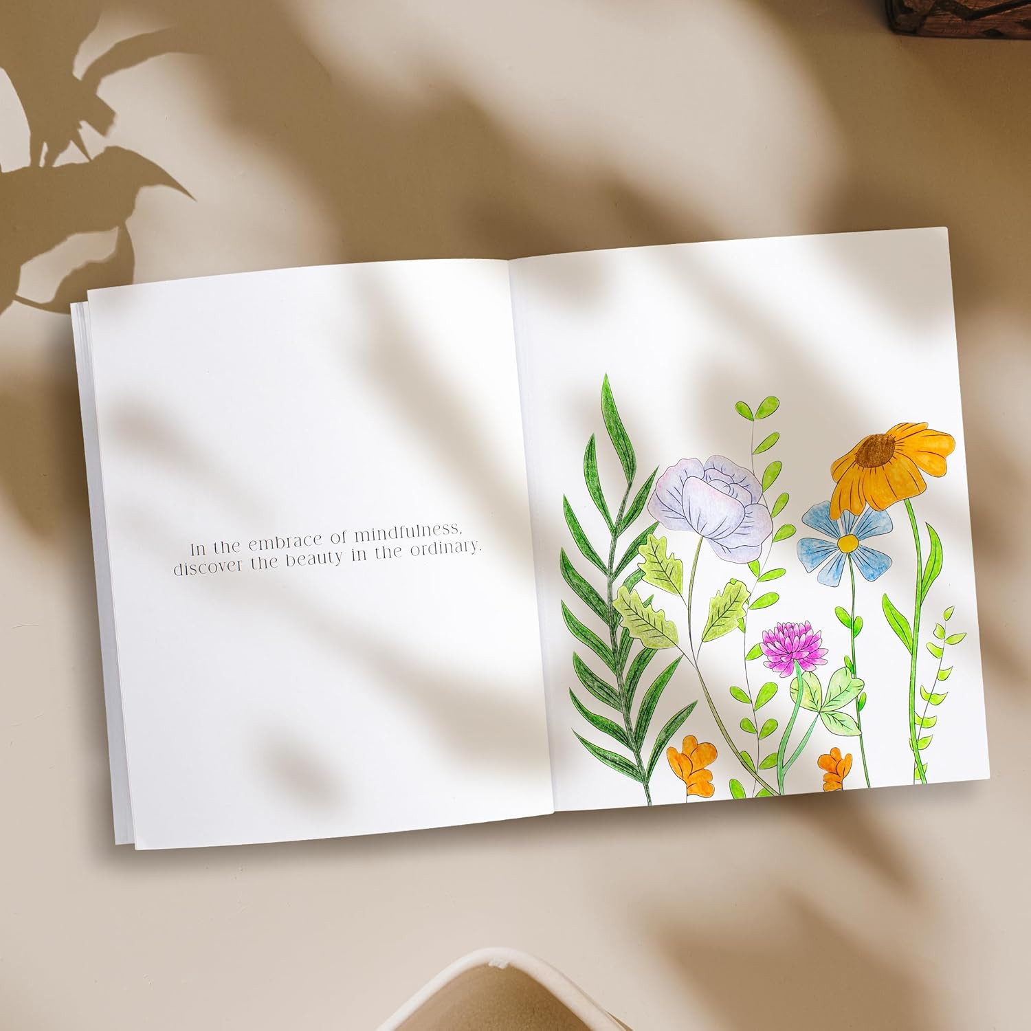 Beautiful Adult Coloring Book Set of 2 for Relaxation – Gratitude