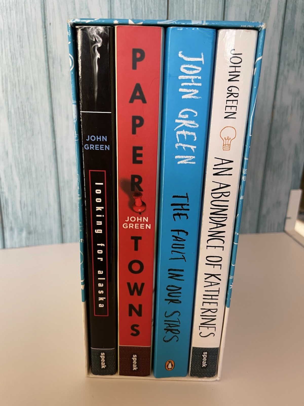 Paperback John Green Boxed Set by John Green (2012) 4 Vol. PB Collection