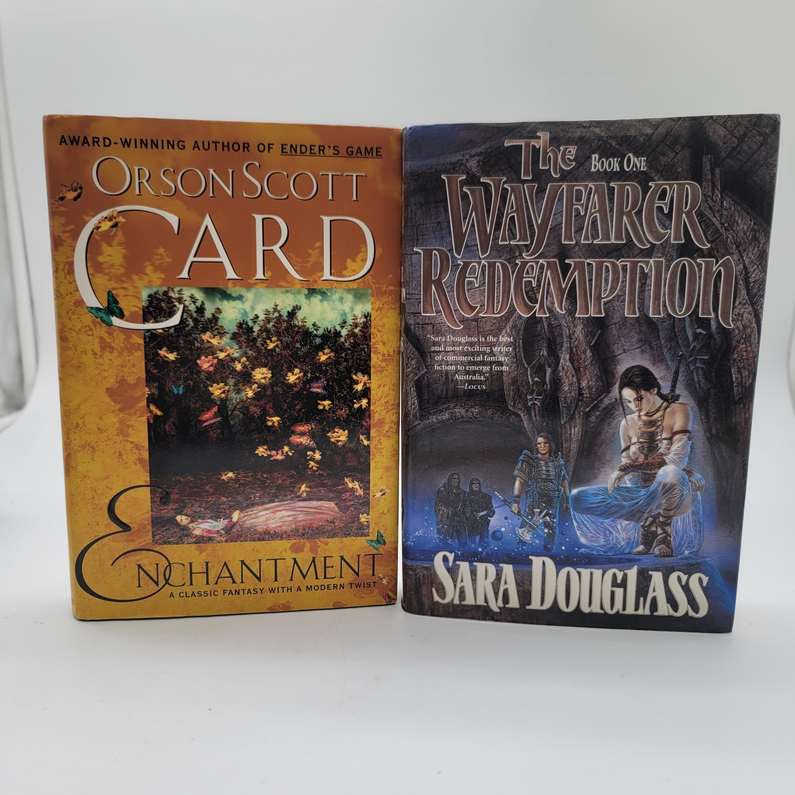 Fantasy Hardcover Book Lot Enchantment Orson Scott Card Wayfarer Redemption