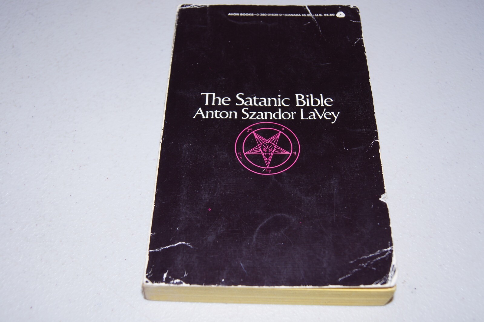 The Satanic Bible Anton LaVey Satanism 1st Edition 27th Printing Canada VTG 80s