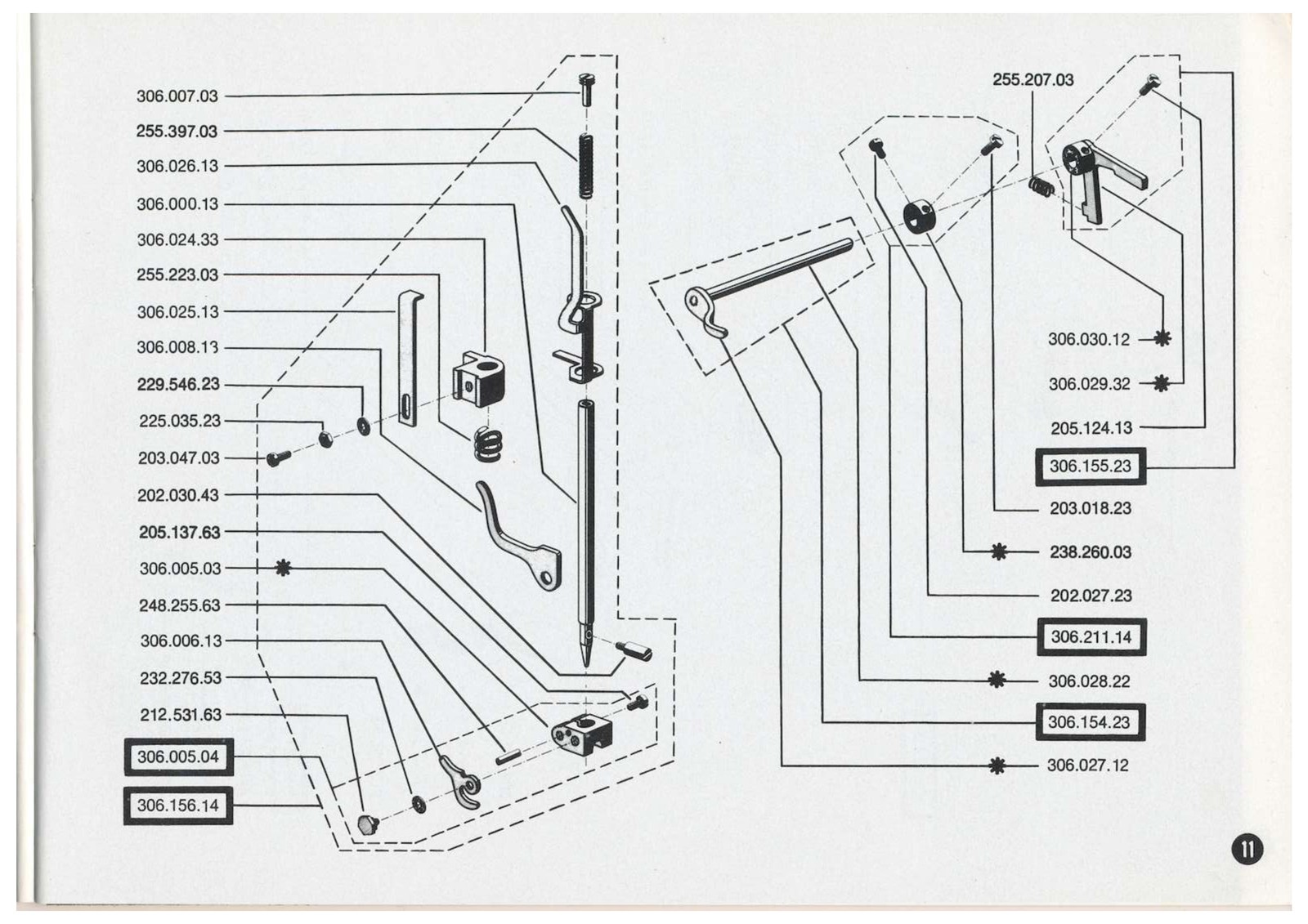 BERNINA 807 808 809 Sewing Machine Illustrated Parts Manual – WIRE BOUND