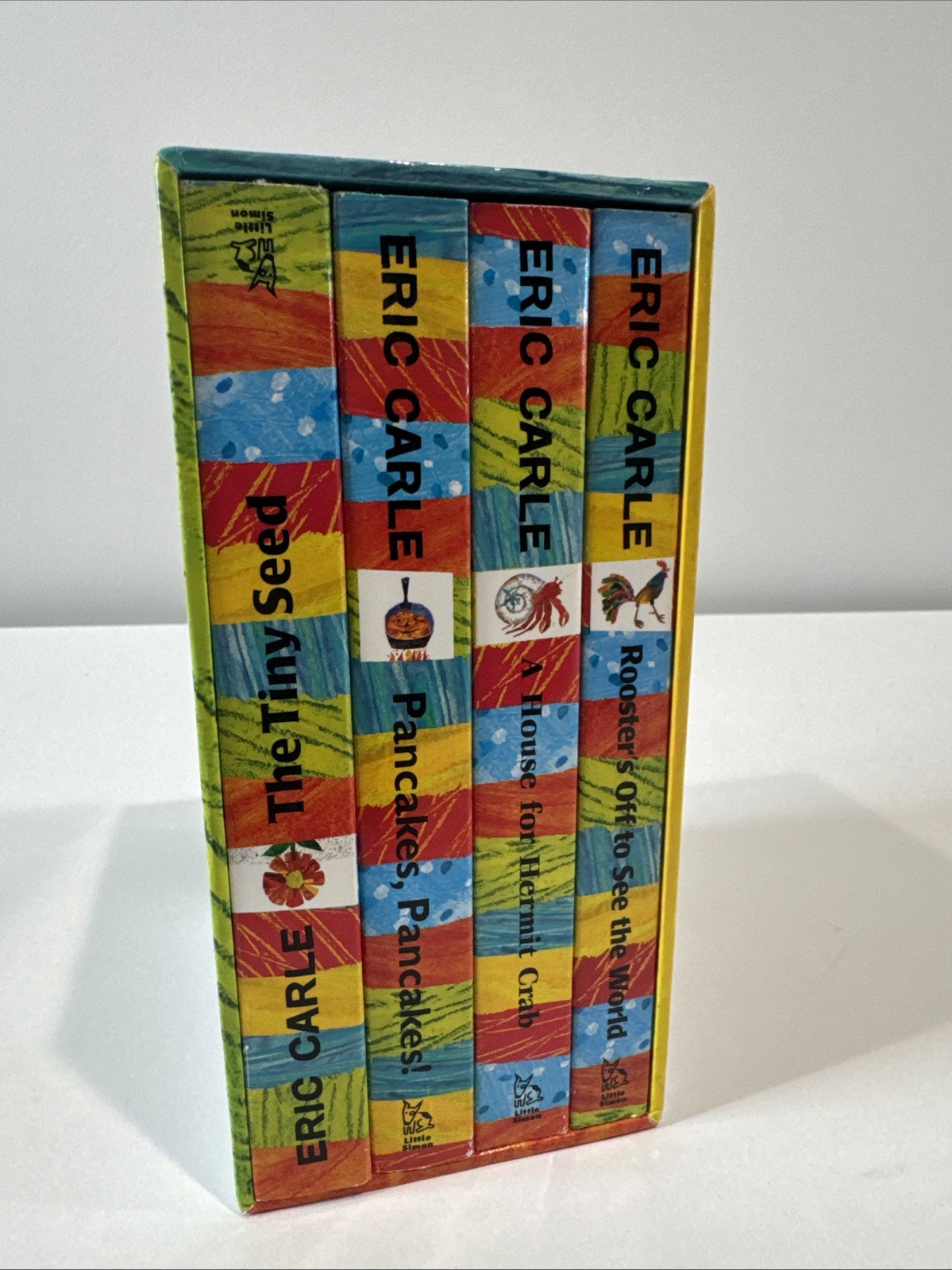 The Eric Carle Gift Set by Eric Carle Lot of 4 Board Books Tiny Seeds Pancakes