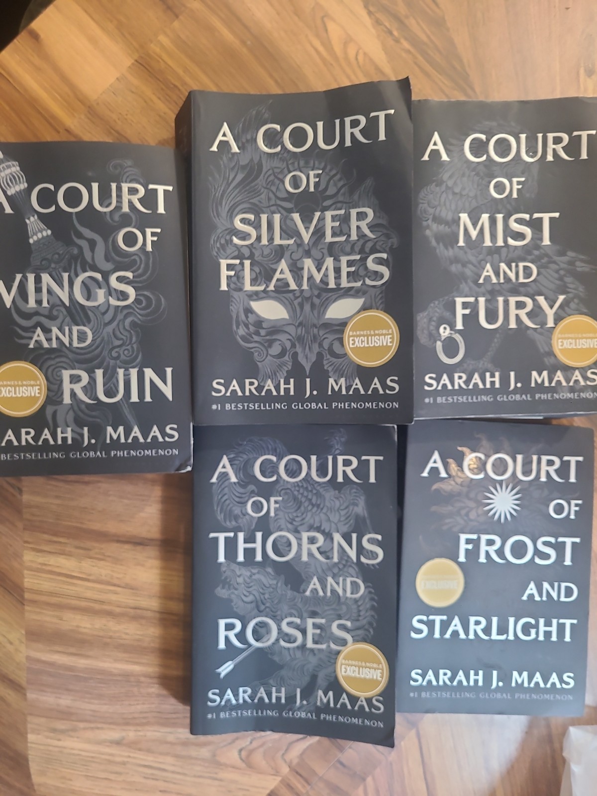 NEW A Court Of Thorns And Roses Night Court Edition Barnes Noble ACOTAR Maas Set