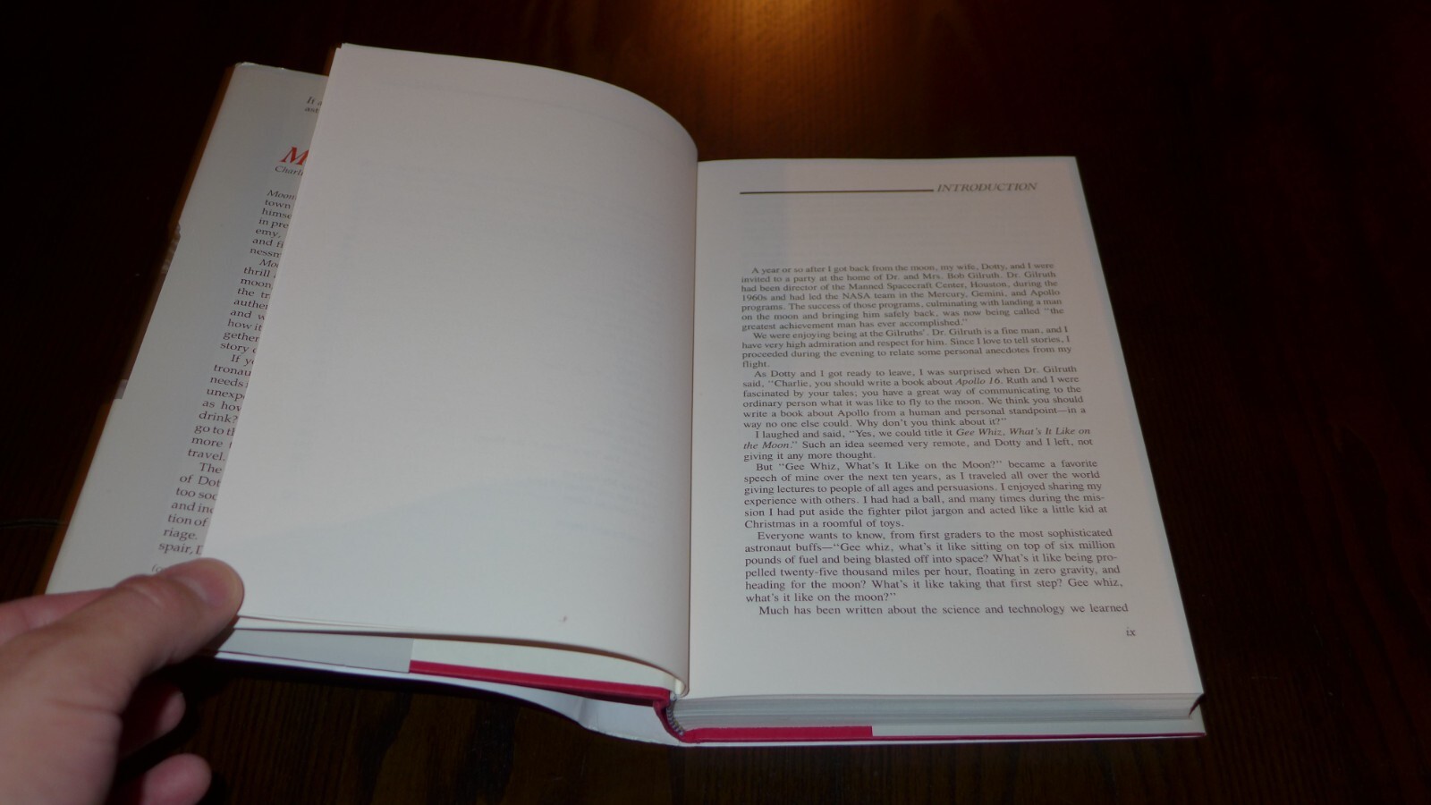 Moonwalker by Charlie & Dotty Duke – Astronaut – Hardcover – Signed by Author
