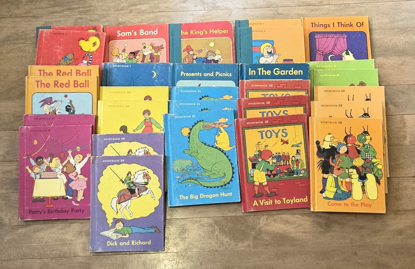 1960s Sullivan Storybook (x29) – Vintage Webster McGraw Hill Level Reader Books