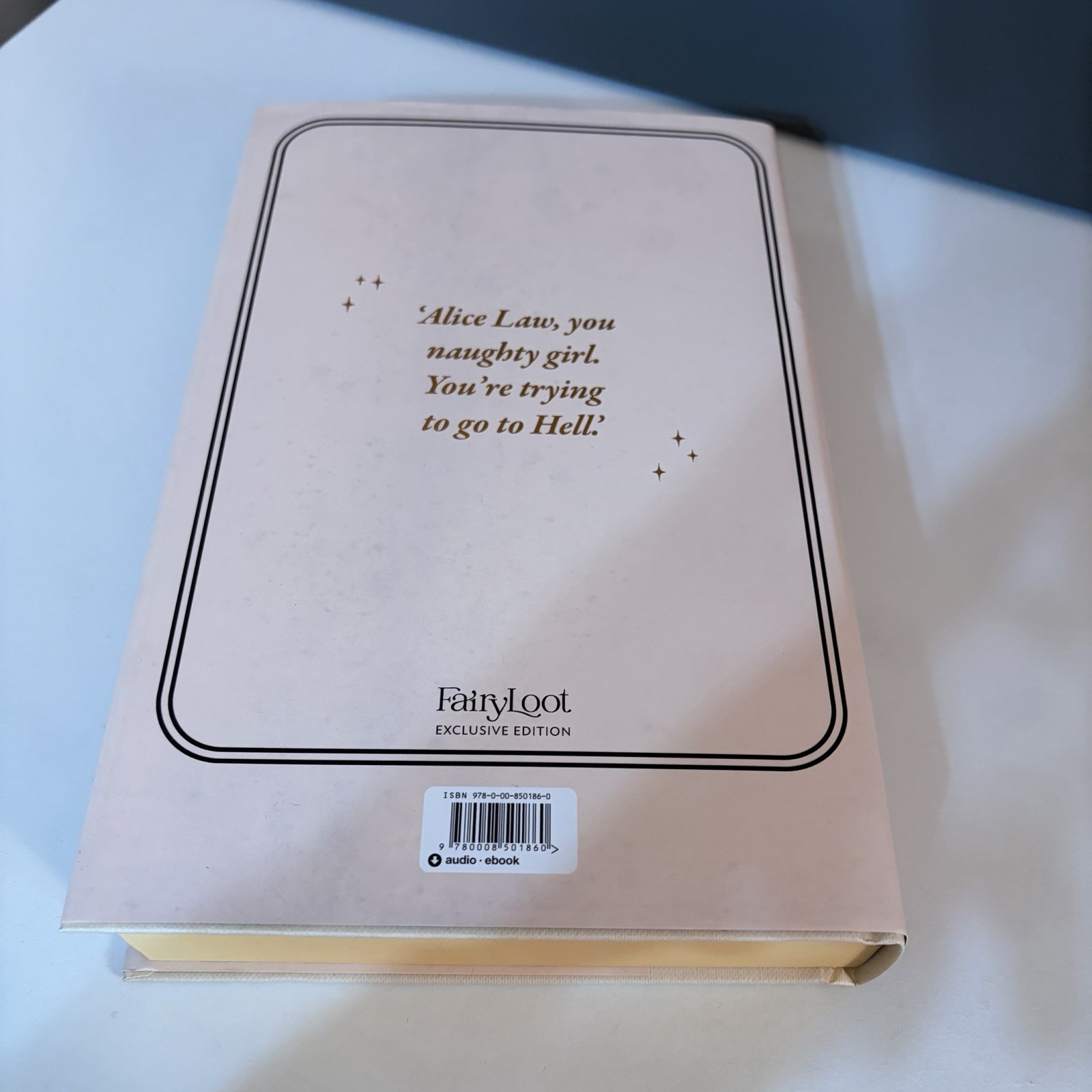 Fairyloot Exclusive Edition Katabasis by R. F. Kuang Hardcover Sprayed Edges
