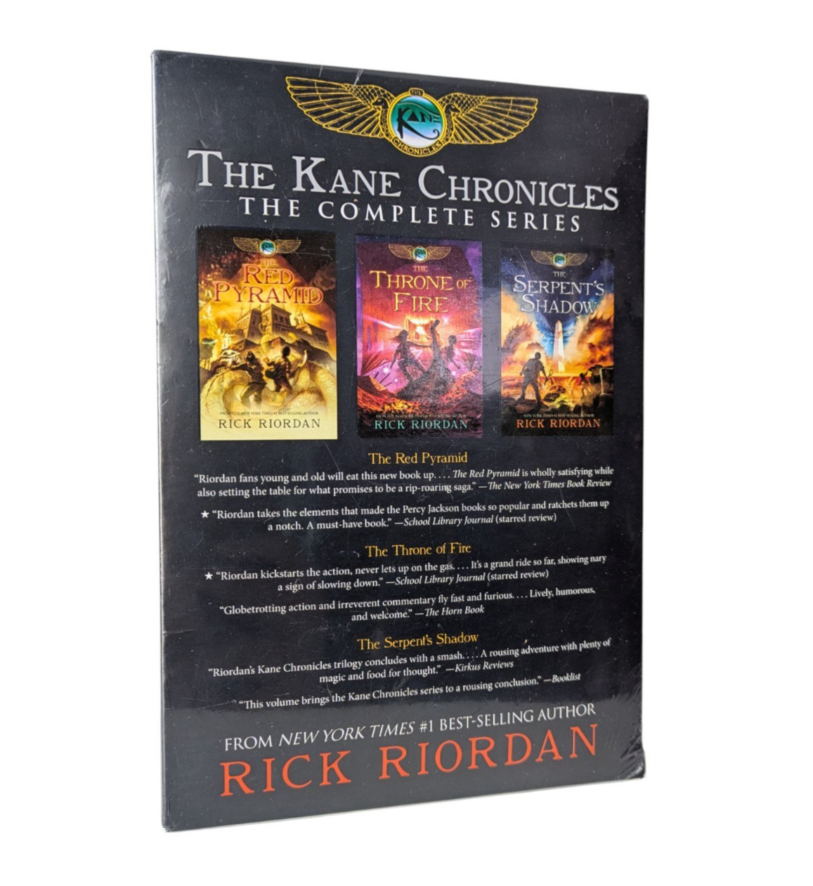 The Kane Chronicles Paperback Box Set by Rick Riordan New 2013 Disney Hyperion