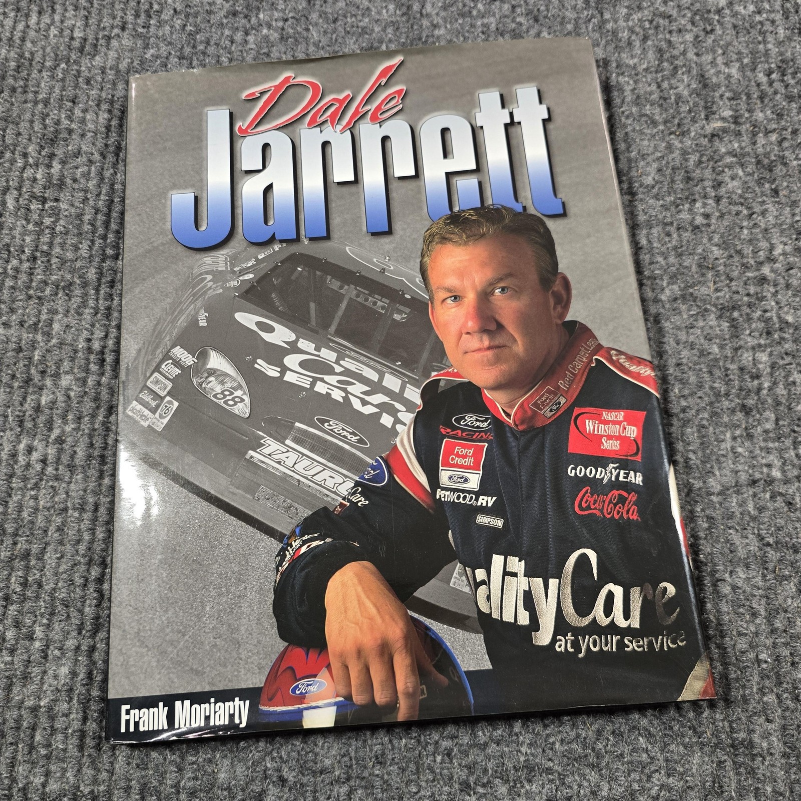 Dale Jarrett Frank Moriarty NASCAR Racing Biography Photo Illustrated Hardcover