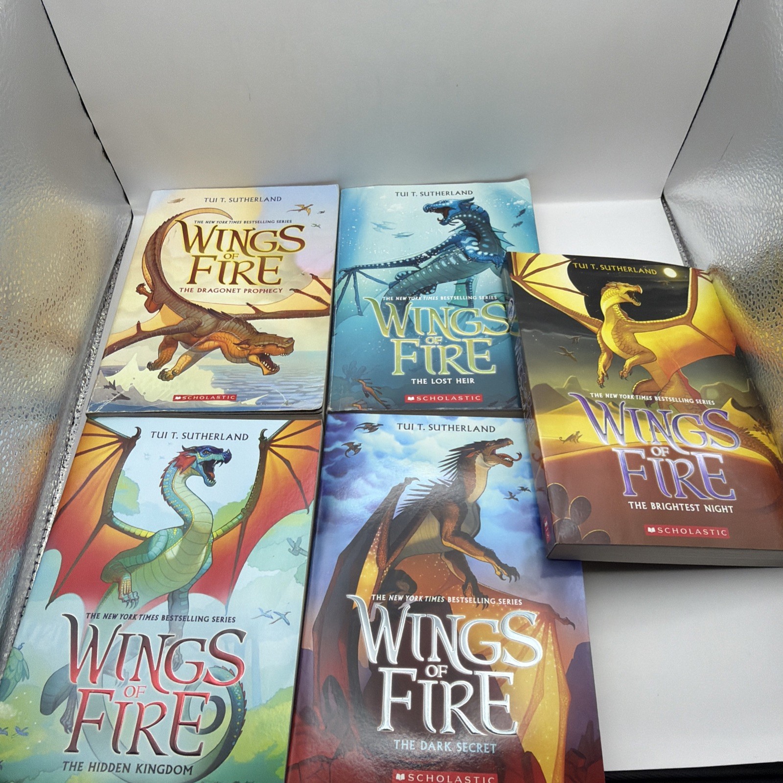 Wings of Fire Boxset, Books 1-5 See Pics