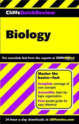CliffsQuickReview Biology – Paperback By Schweitzer, Kelly – GOOD