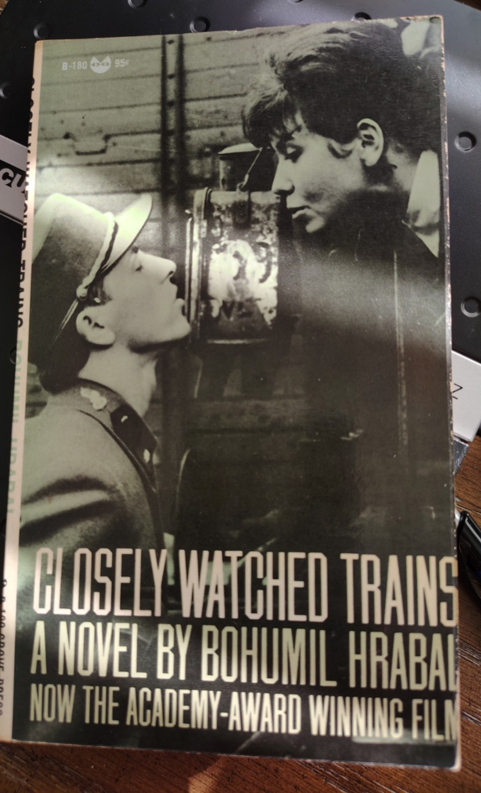 CLOSELY WATCHED TRAINS by Bohumil Hrabal 1968 First Evergreen BLACK CAT Edition