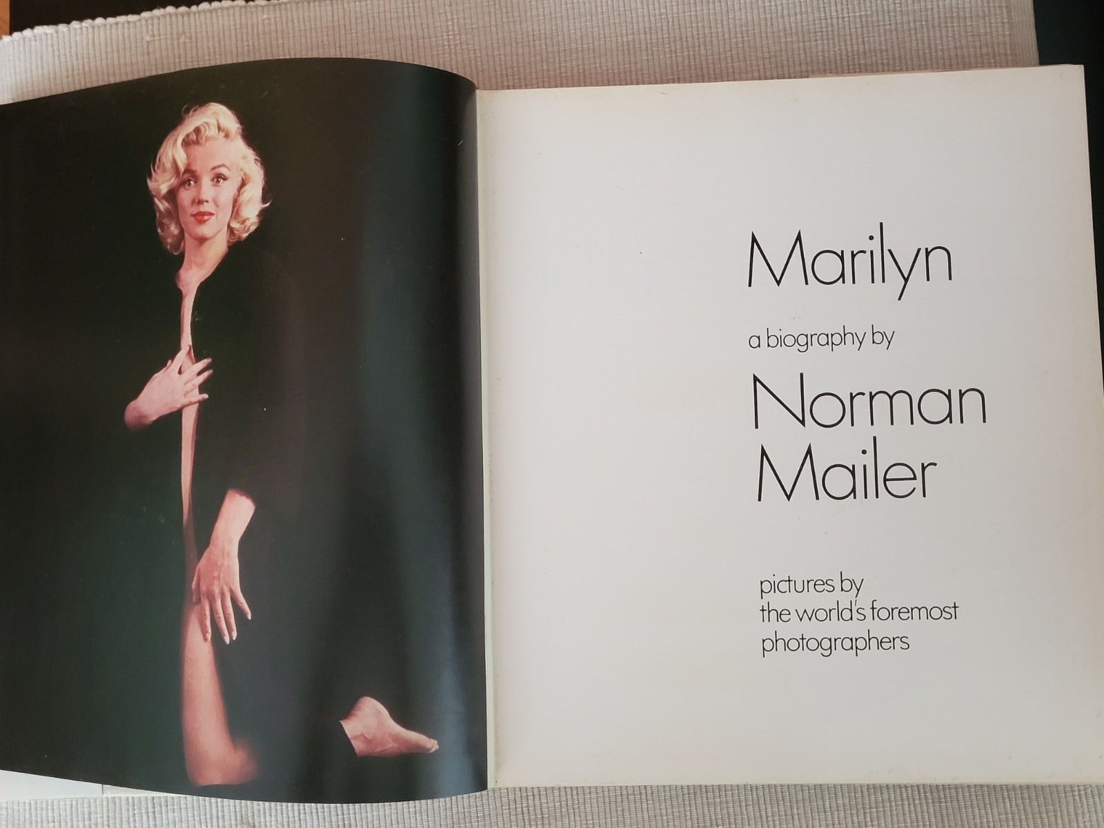 Marilyn Norman Mailer 1st Printing HC/DJ First Edition Marilyn Monroe Book