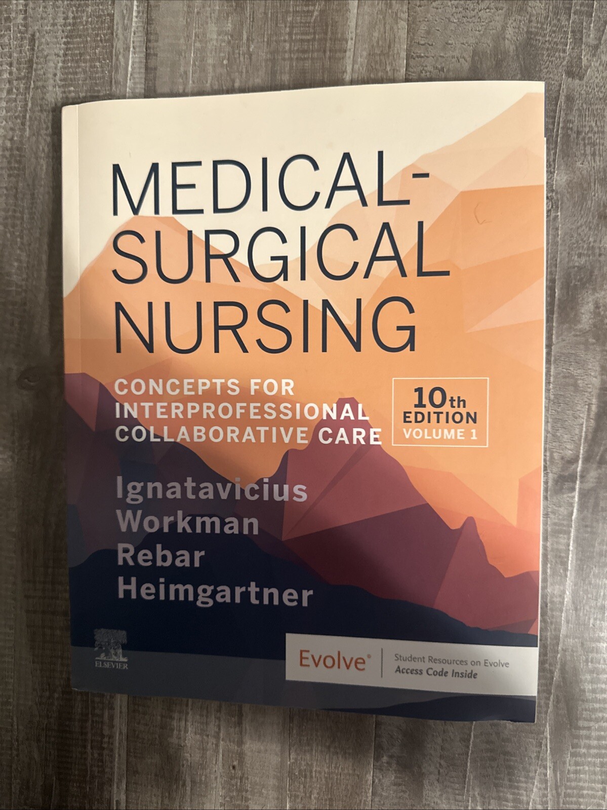 Medical – Surgical Nursing 10th Ed Volume 1 FREE SHIPPING