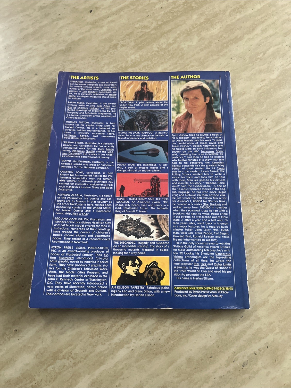 The Illustrated Harlan Ellison (Byron Preiss Visual 1978)