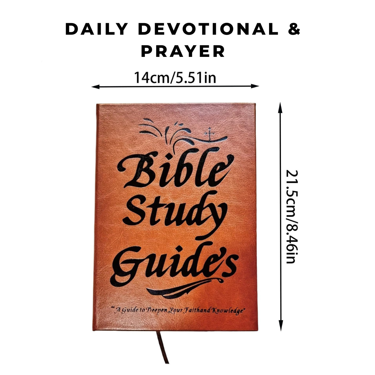 66-Page Bible Study Guide Daily Devotional Journal & Study Notebook Planner
