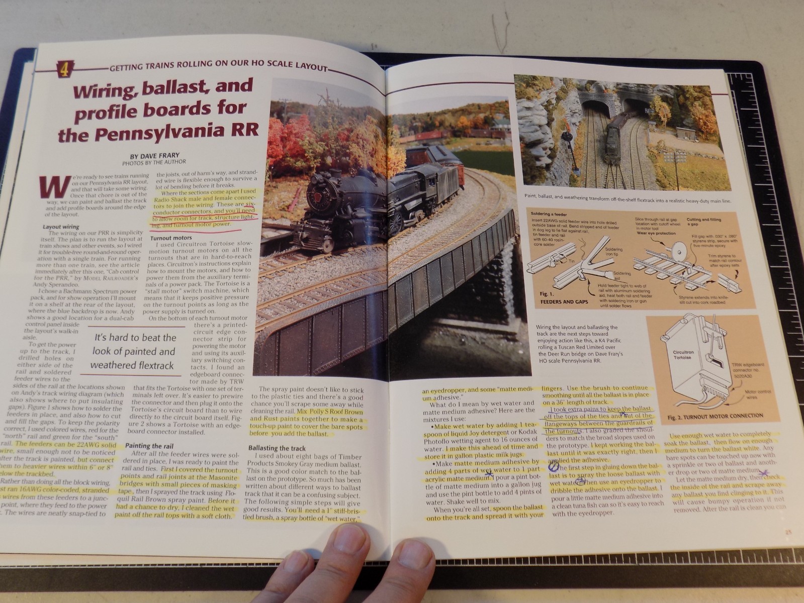 Model Railroader: The Pennsy Middle Division in HO Scale 1966 64pgs (071555)