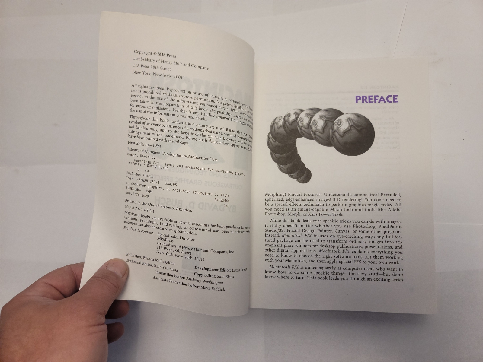 Macintosh FX : Tools and Techniques For Graphics, David Busch w/ CD