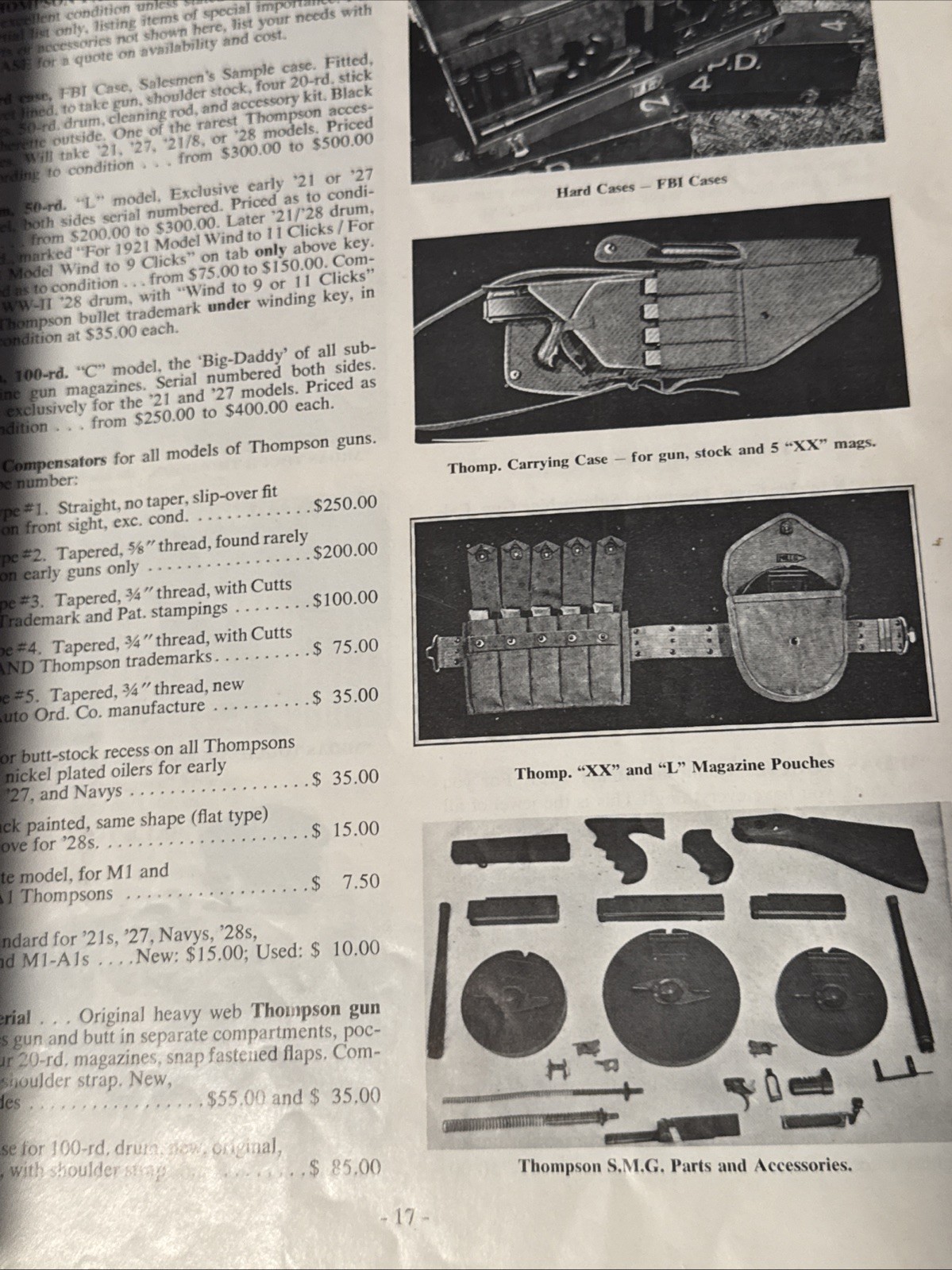 VTG Machine Guns and Submachine Guns For Shooter or Collector J. CURTIS EARL 70S