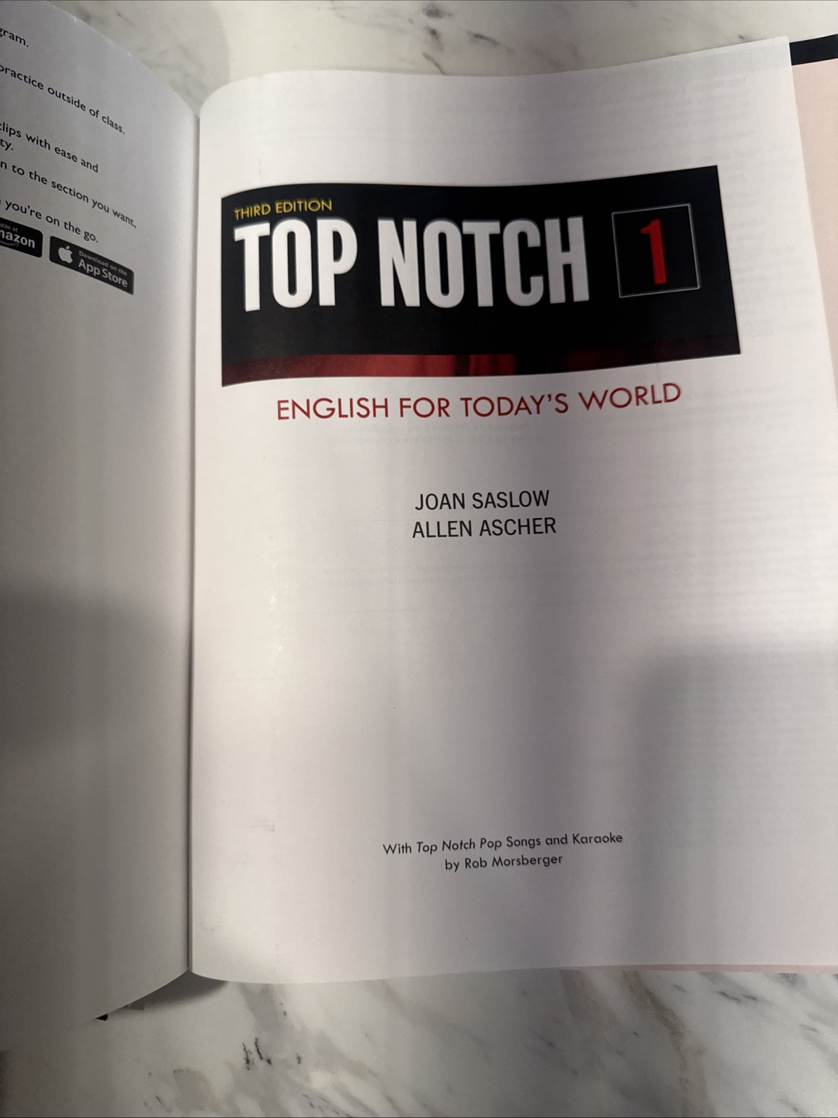 Top Notch Level 1, Fundamentals B+ Workbook Students Books Reading Now Amy Olsen