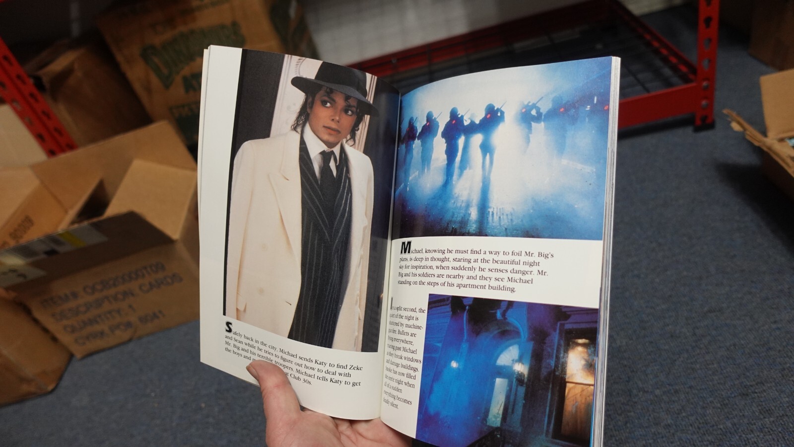 Moonwalker: The Storybook by Jackson Michael Book DOUBLEDAY NOS NEW CASE FRESH