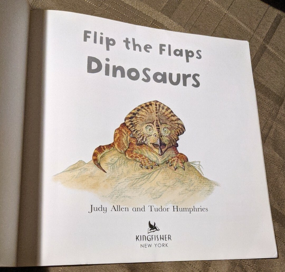 Flip the Flaps Series: Dinosaurs by Judy Allen (2008, Paperback)