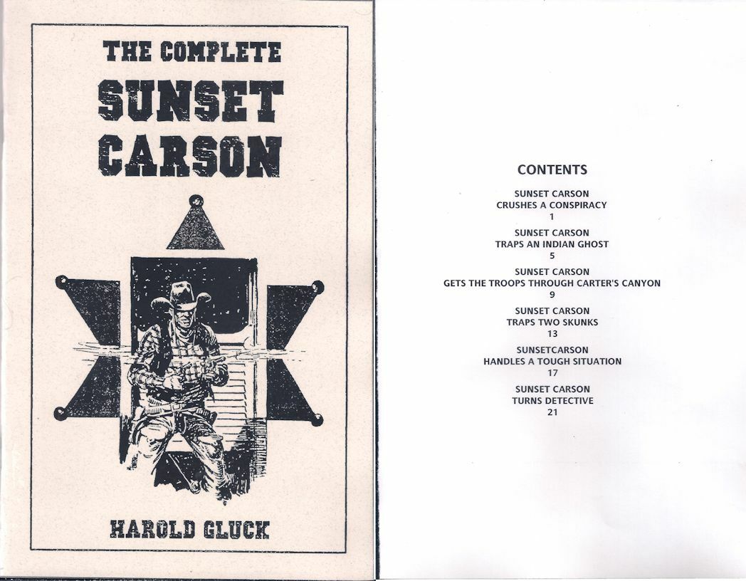 The Complete Sunset Carson – Western Short Story Omnibus – 2020 OWP Chapbook