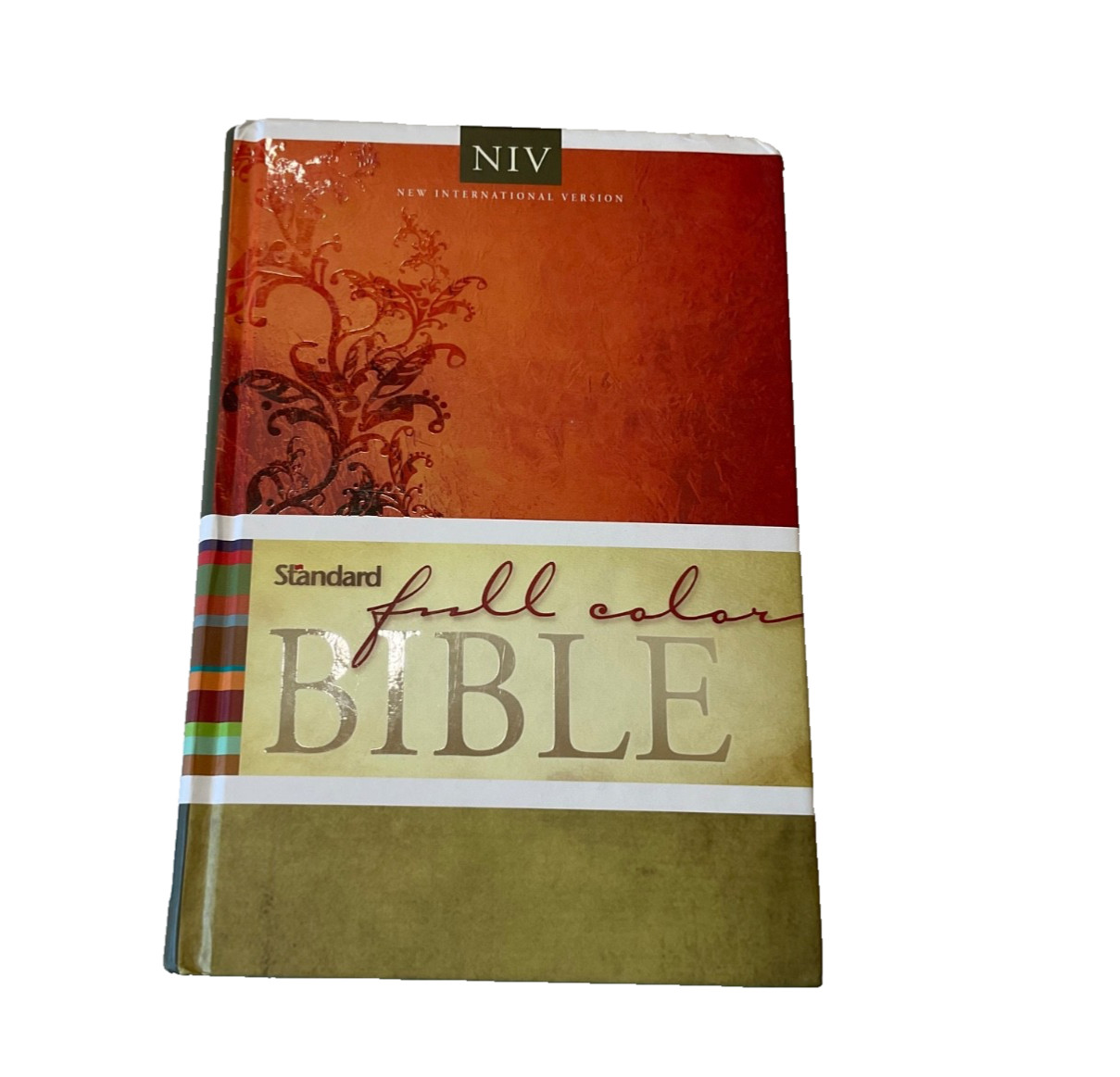 NIV Full Color Rainbow Bible 2007 Hardcover Text 1984
