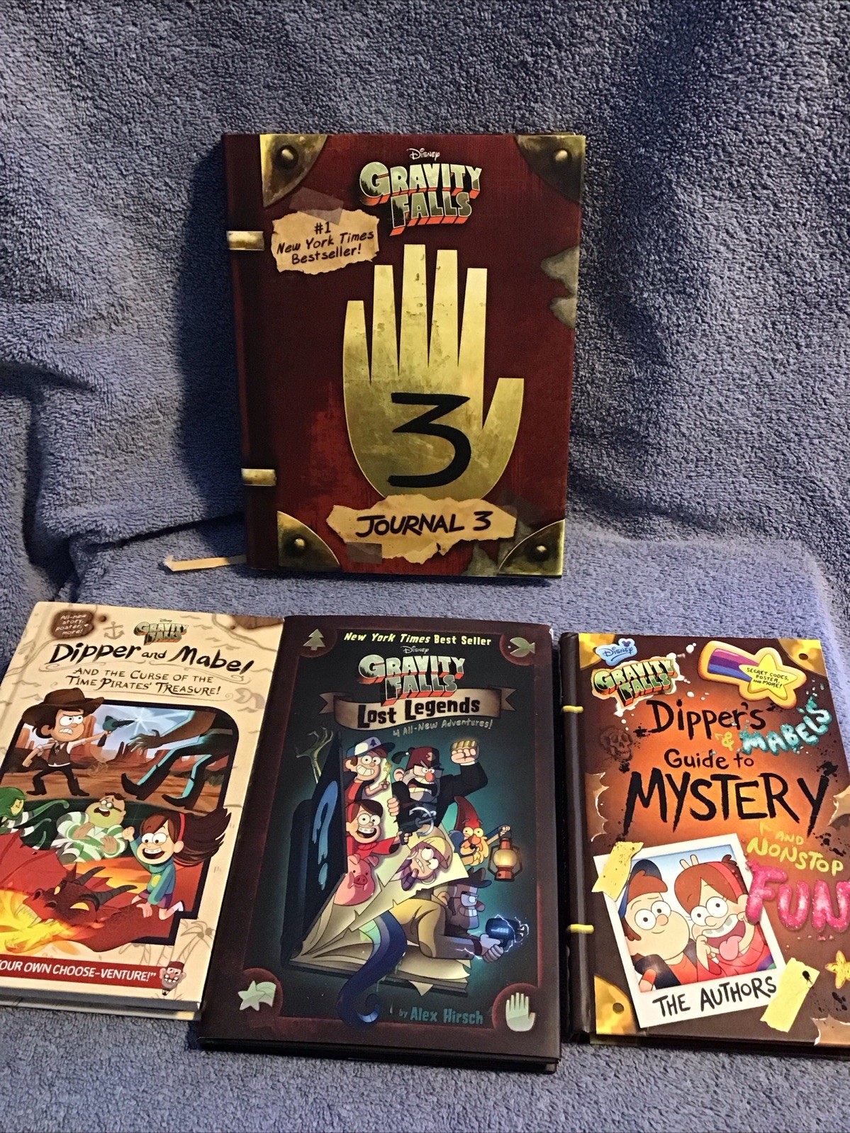 Disney Gravity Falls Journal 3 ALEX HIRSCH Disney Book Lot 4 HC DJ Adventures