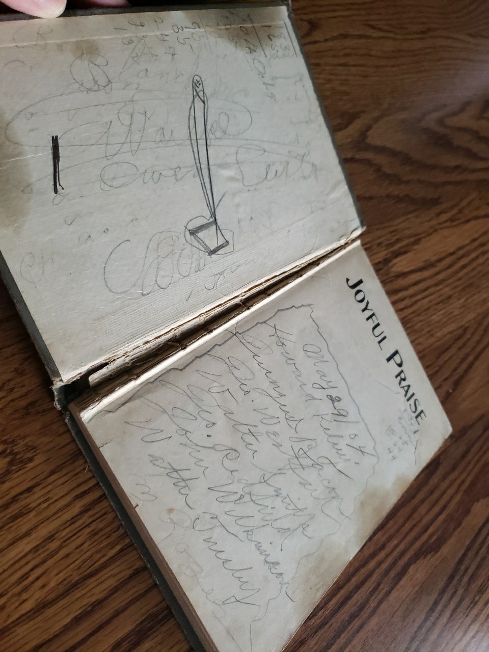 Joyful Praise For Sunday School – Chas. H. Gabriel Hardcover Book Early 1900s