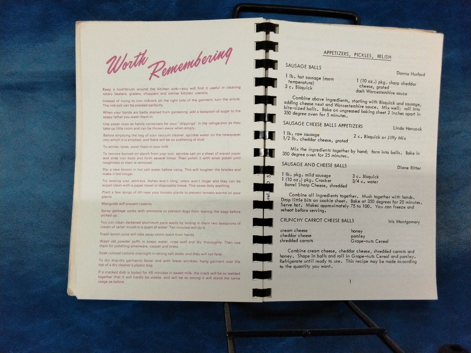 Vintage Emmanuel United Methodist Church Cookbook Scaggsville, Maryland