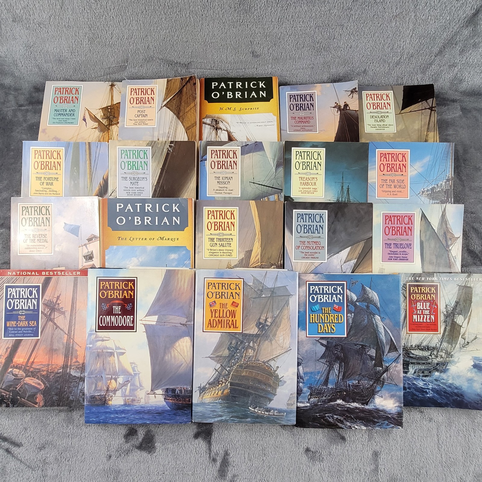 Patrick O’Brian Complete Set Books 1 – 20 Aubrey-Maturin 3 HC/17 Trade Paperback