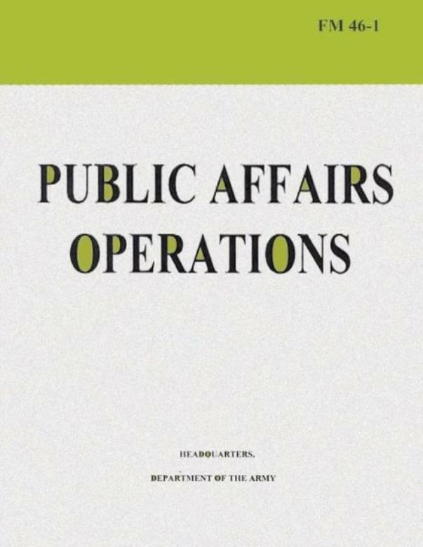 Public Affairs Operations (Fm 46-1)
