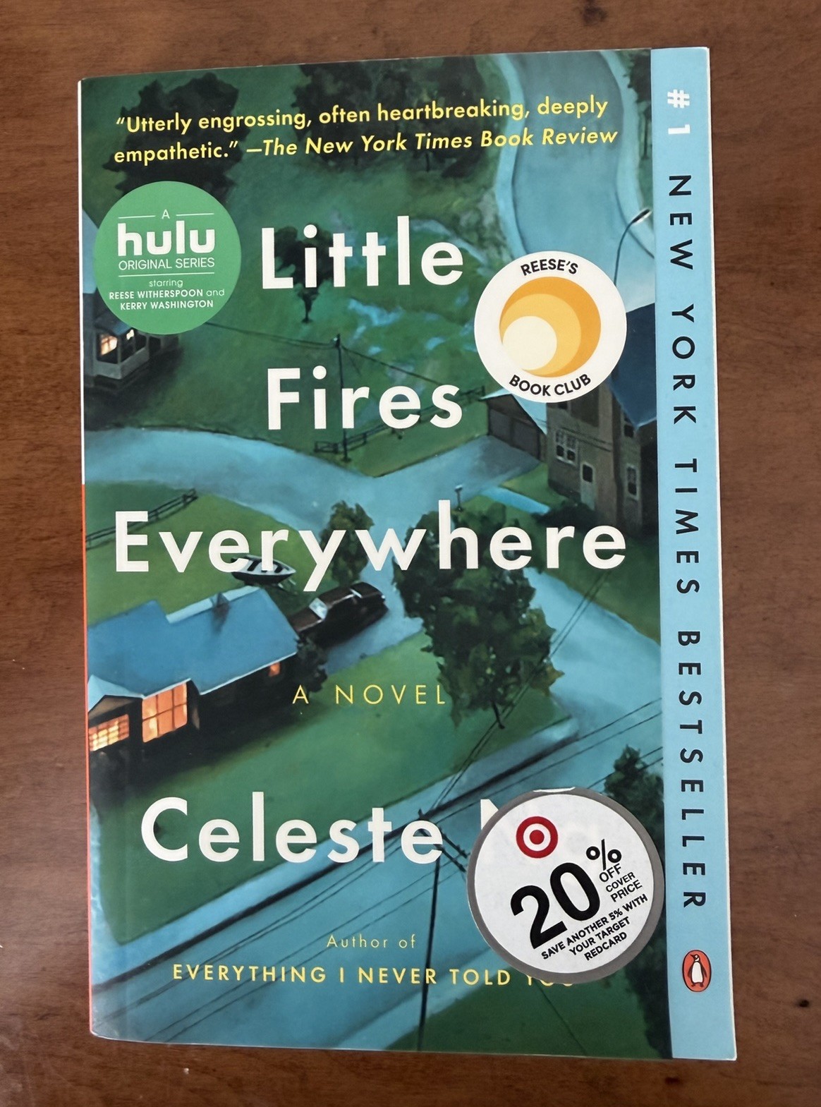 Little Fires Everywhere Novel Paperback Celeste Ng