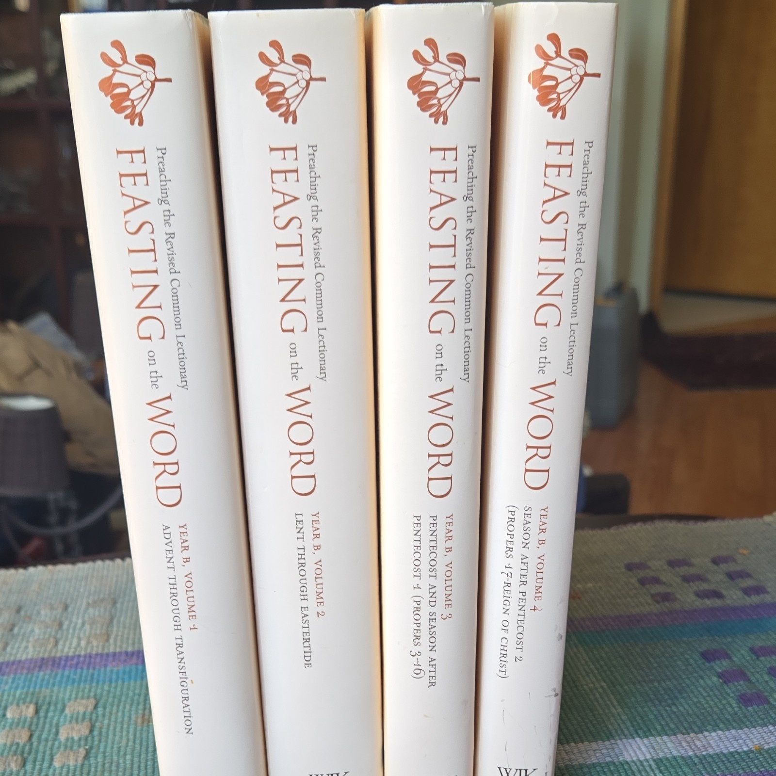 Feasting on the Word Year B Volumes 1-4 Hardcover Worship Bartlett Taylor