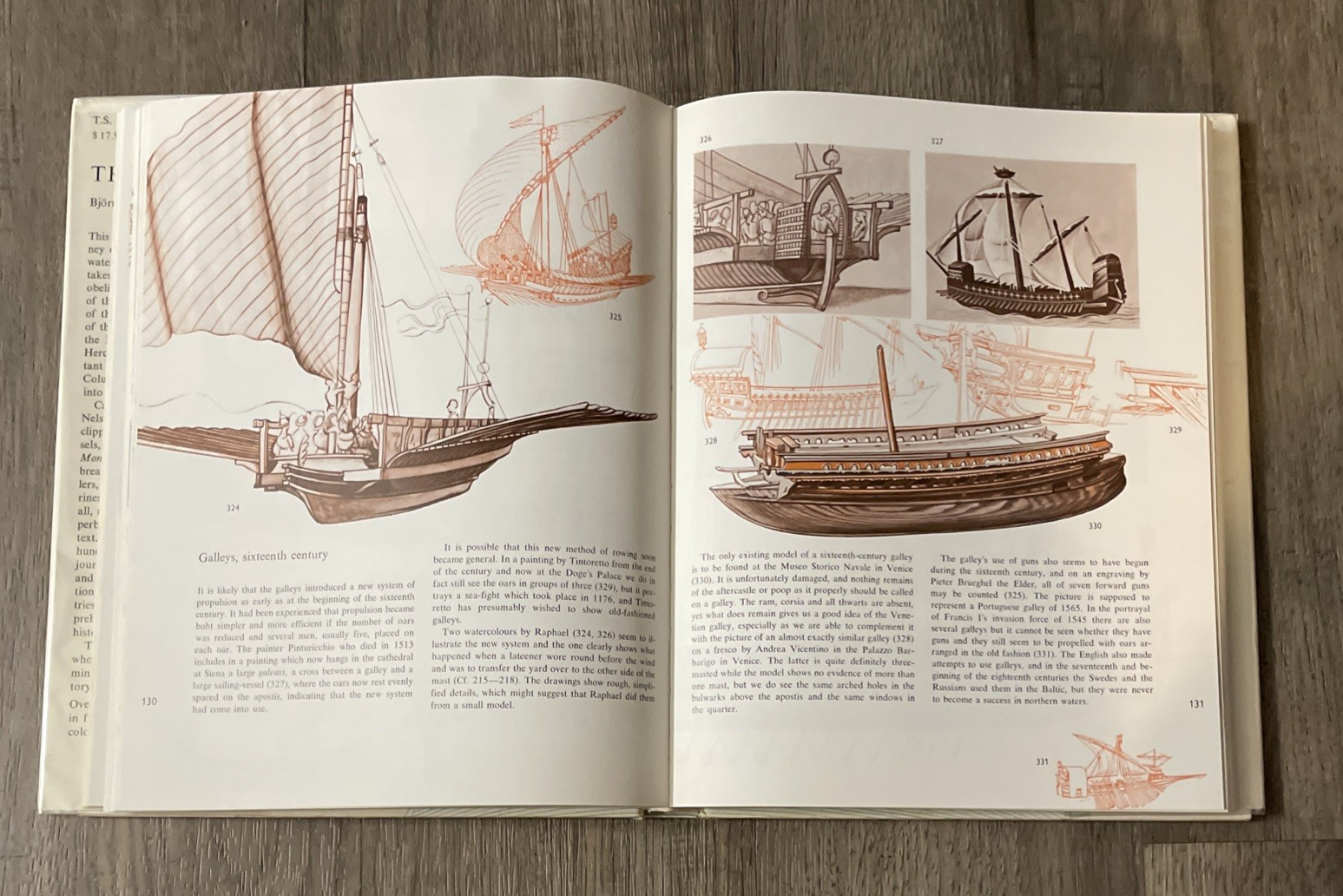 The Ship Bjorn Landstrom 1961 First Edition Illustrated History Doubleday 1st Ed