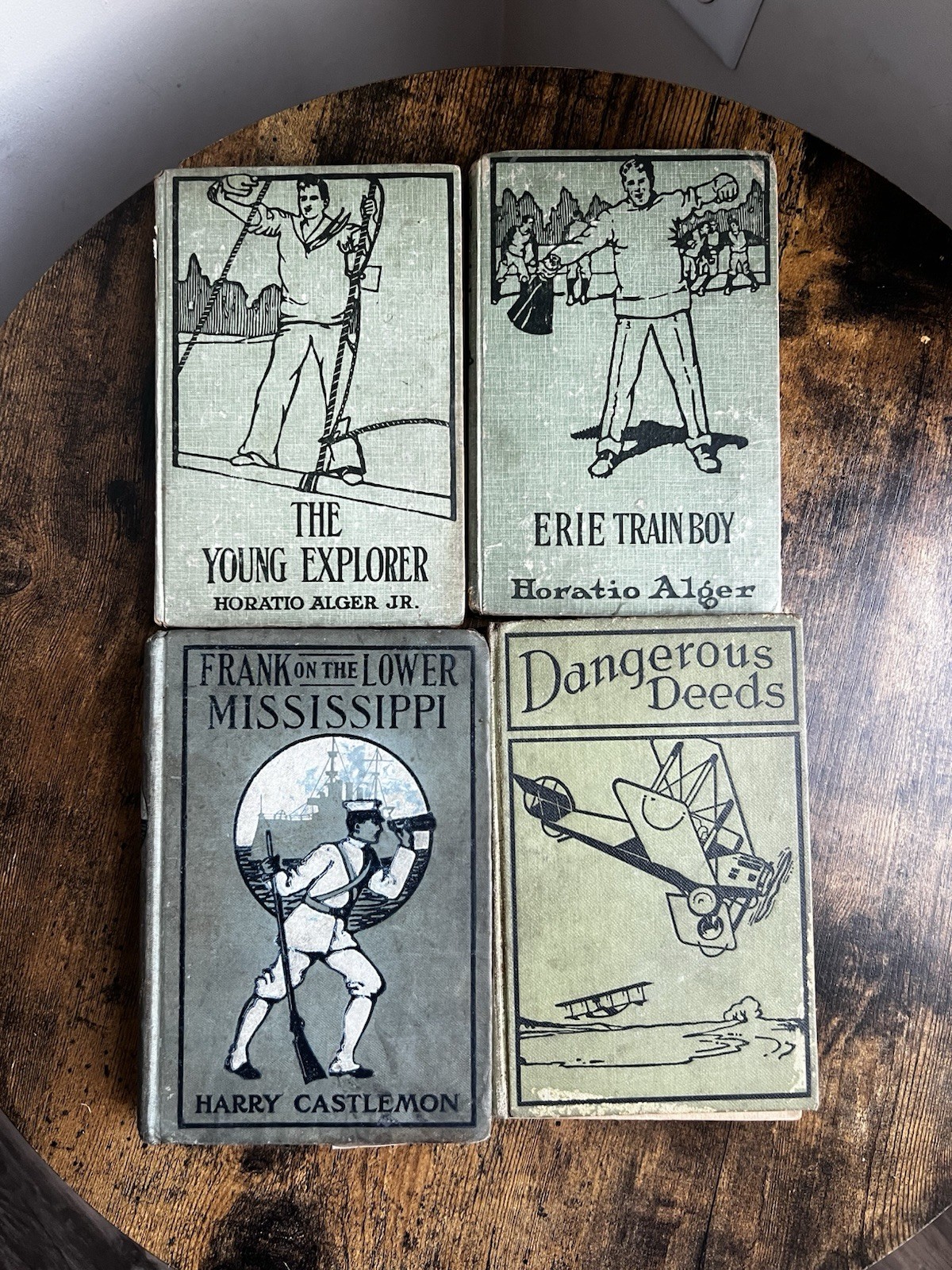 Castlemon / Horatio Alger Jr. Hardcover (4) Book Bundle Early 1900s