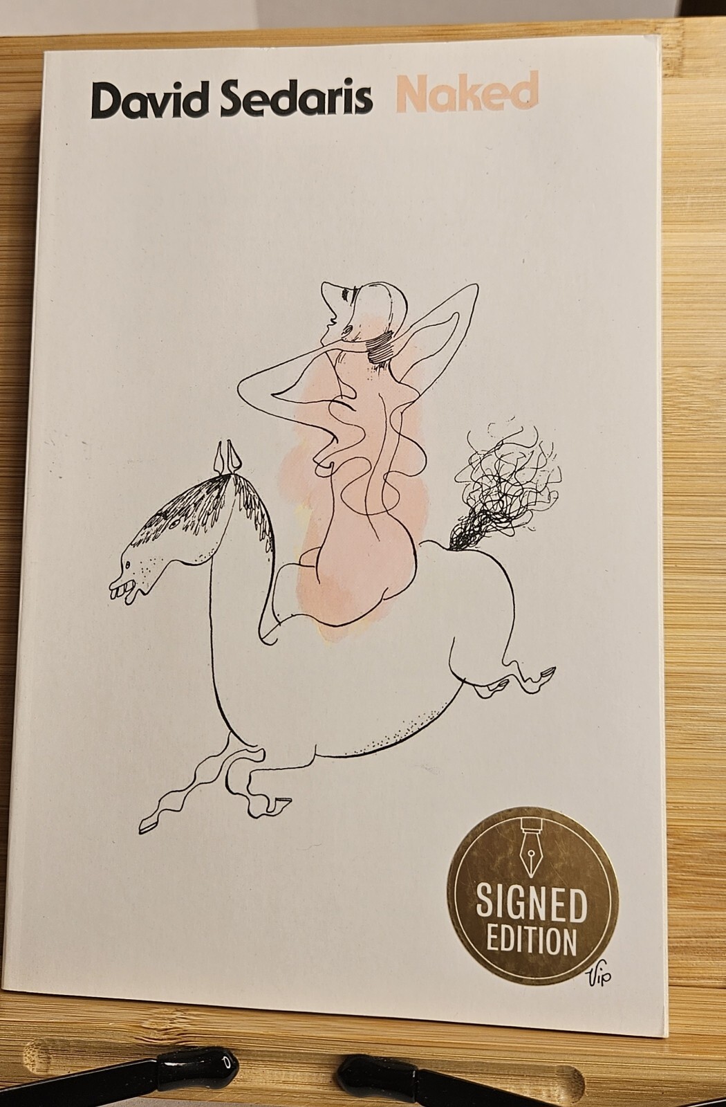 Naked by David Sedaris (1997, Softcover) Humor Memoir Essays 1st/1st Signed