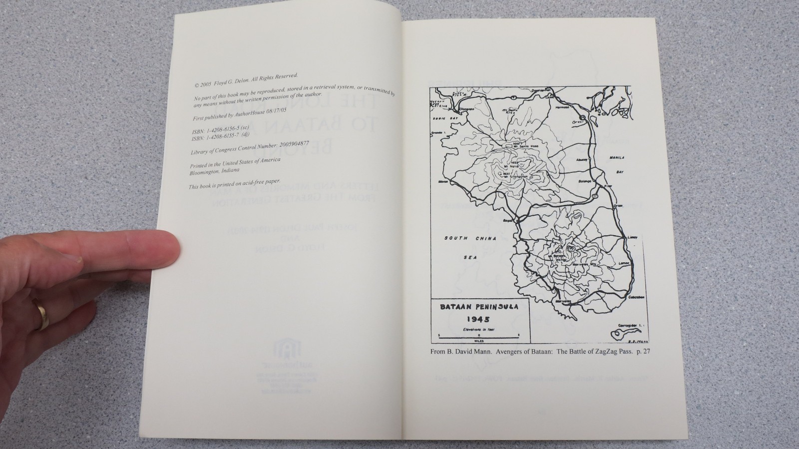Long Road to Bataan and Beyond : Letters and Memories Joseph Paul Delon & Floyd