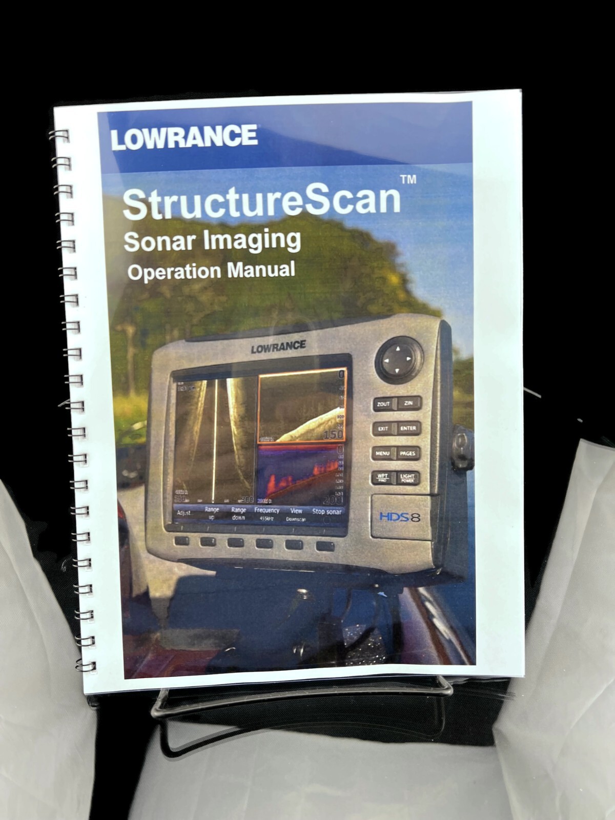 Lowrance Structure Scan Sonar Imaging HDS8 Operator Manual Instructions