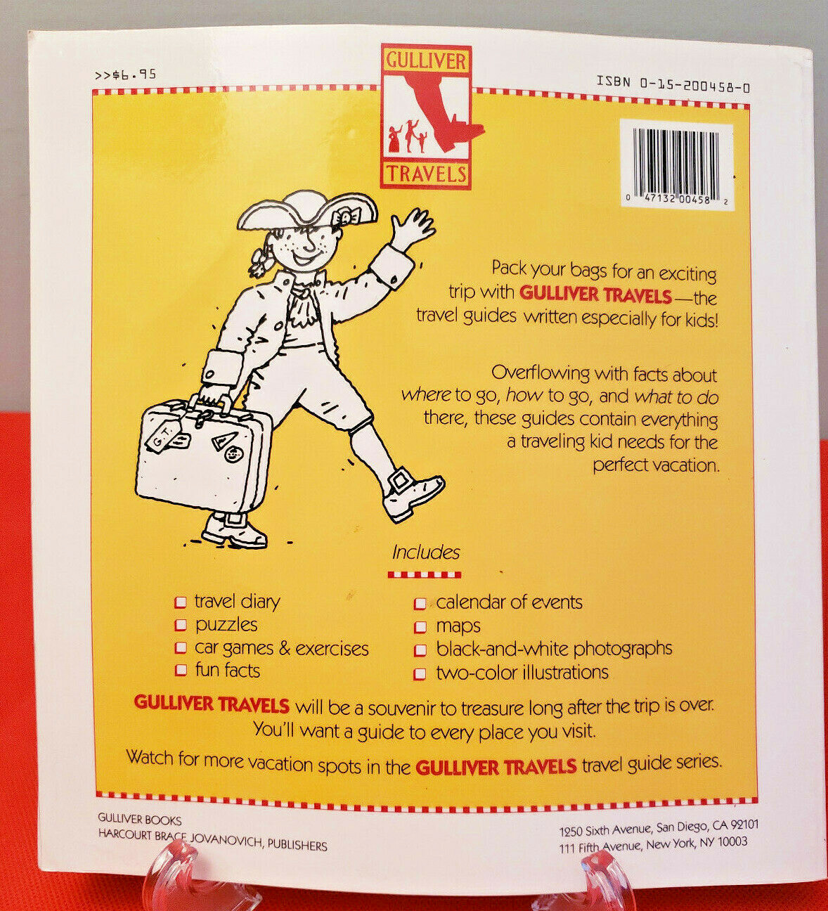 VINTAGE BOOK: “A KID’S GUIDE TO NEW YORK CITY” – GULLIVER TRAVELS – 135 PAGES