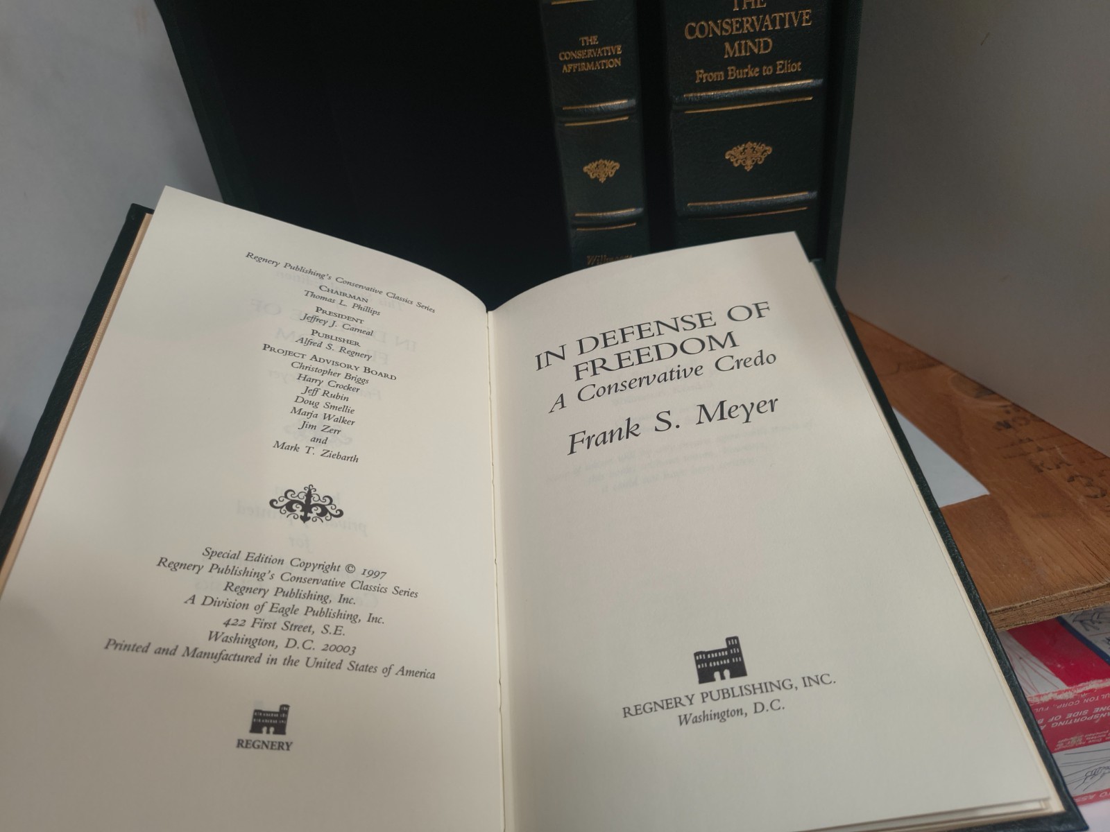 1997 Regnery Conservative Classics limited edition SET Complete FINE Gilded !