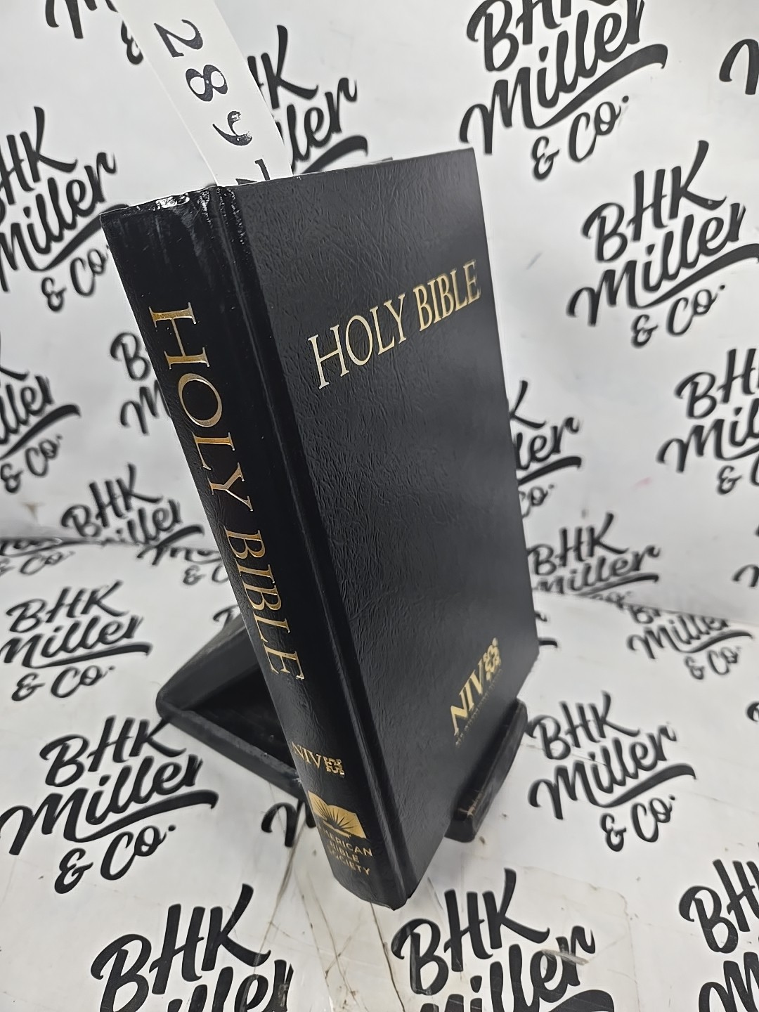 NIV Holy Bible 2011 Black Zondervan 8.75” X 5.5” -American Bible Society